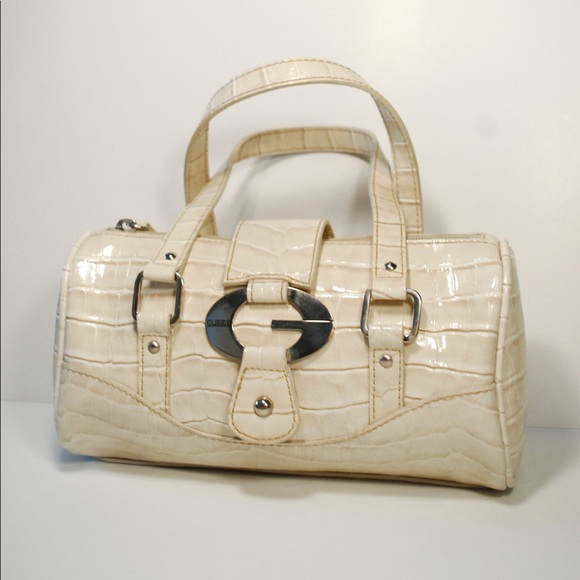 Guess Y2K cream crocodile clutch - Picture 2 of 3